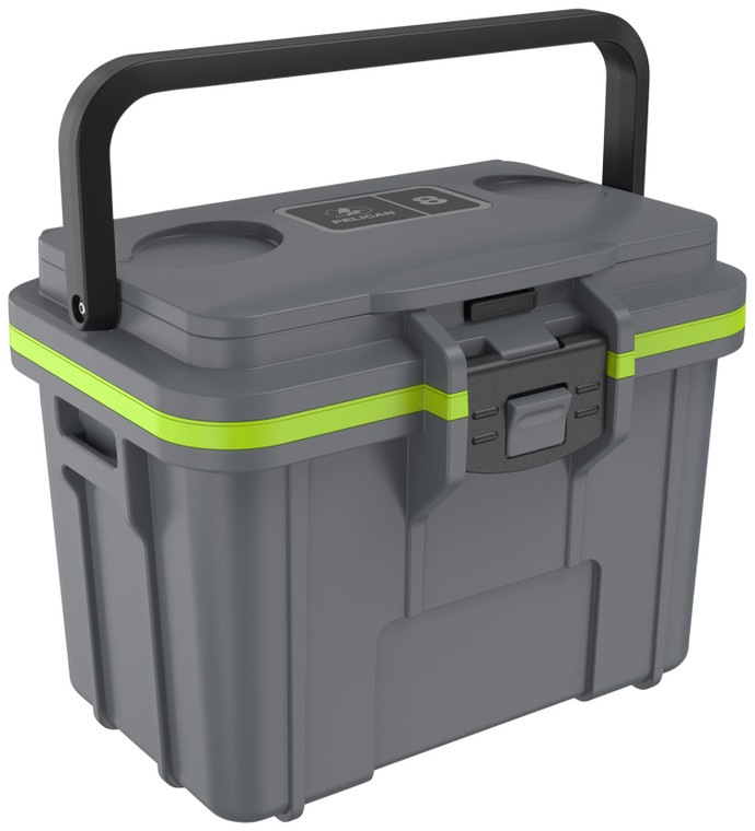 PELICAN 8Q-1-DKGRYEGRN   8QT ELITE COOLER  GRY/GRN