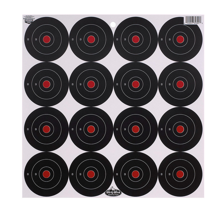 BIR 35309          DIRTYBRD 3" BULLSEYE       12PK