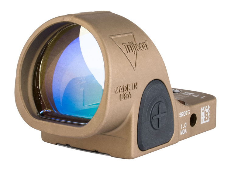 Trijicon SRO Green Dot Sight - Coyote Brown, 1x, 1 MOA