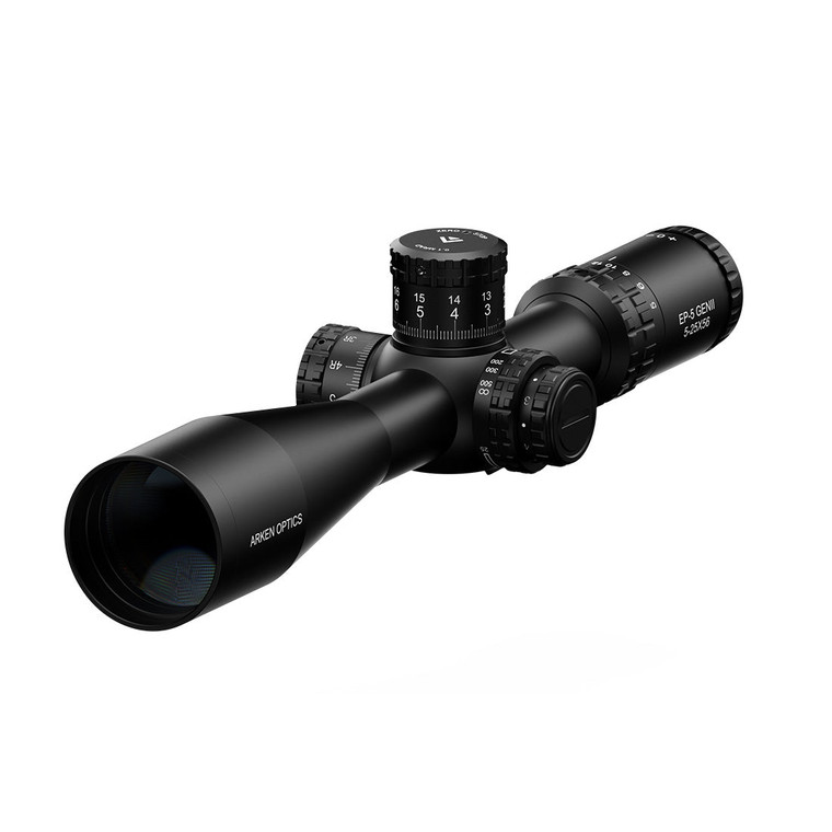 Arken EP-5 GEN II 5-25x56 FFP Rifle Scope - Illuminated VPR, 34mm Tube, Matte Black