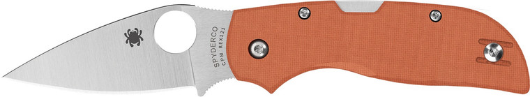 Spyderco C152GPBOR Chaparral Folding Knife – Burnt Orange G-10 Handle