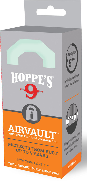 Hoppe's HVCIS Air Vault Storage Bag Handgun 9" x 12"