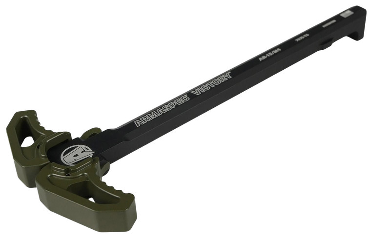 ArmaSpec ARM161-ODG Victory Charging Handle OD Green Aluminum Ambidextrous Hand