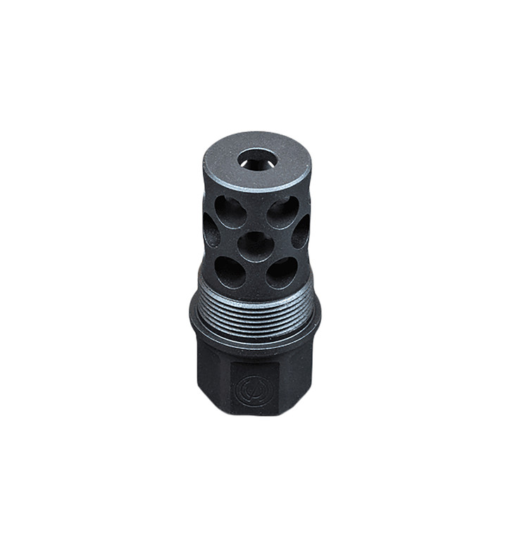 SilencerCo AC5233 TOMD Muzzle Brake Black Matte 5/8"x24 Threads 30 Cal