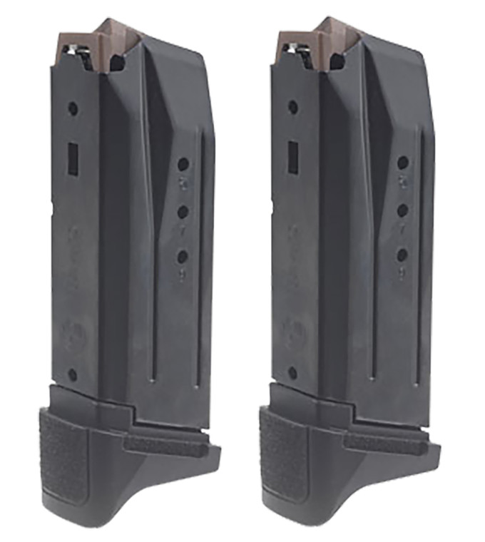Ruger 90729 Security Value Pack 10rd 380 ACP Fits Security 380 Black Steel 2 Pack