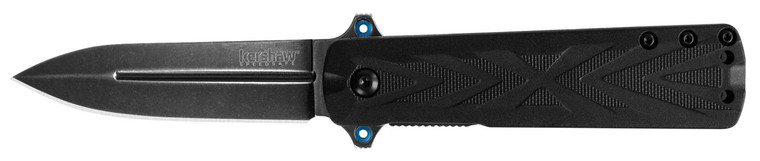 Kershaw 3960 Barstow 3" Folding Spear Point Plain Black Oxide Blackwash 8Cr13MoV SS Blade Black Glass-Filled Nylon Handle