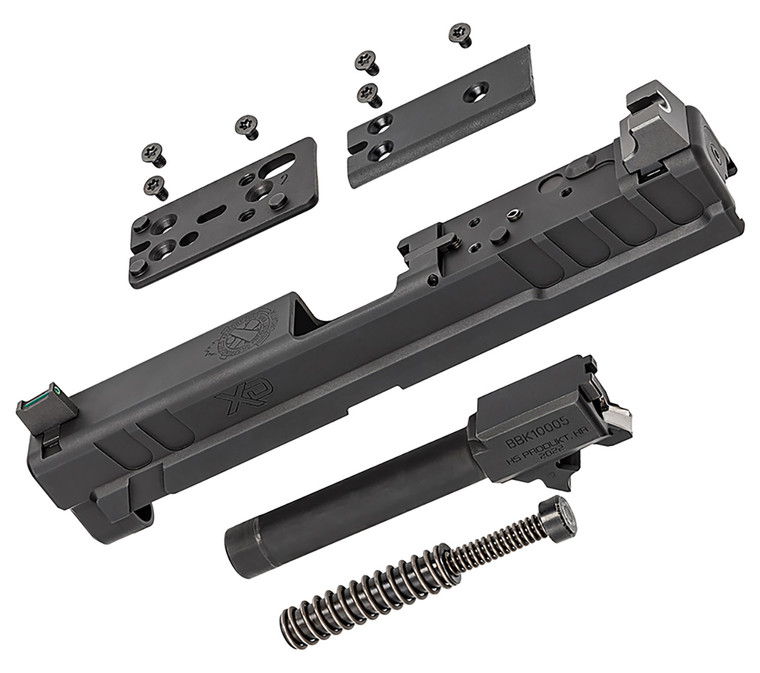 Springfield Armory XD4902 XD OSP 9mm Luger 4" Barrel, Black Steel Slide for Springfield XD with Optics Cut, Suppressor Height Night Sights