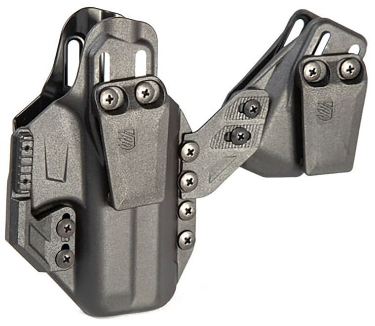Blackhawk 416142BK Stache IWB Size 42 Black Polymer Belt Clip Fits Colt Commander Ambidextrous