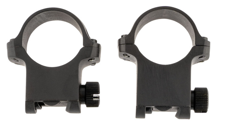 Ruger 90409 5BHM/6BHM Scope Ring Set Matte Black 1" High
