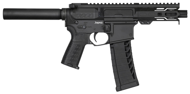 CMMG 22B5BD4AB Banshee MK4 22 LR 4.50", Armor Black, M-LOK Free-Float Handguard for AR-Platform