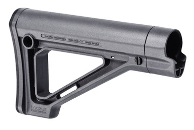 Magpul MAG480-GRY MOE Fixed Carbine Stock Mil-Spec, Gray