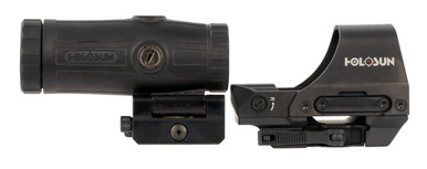 Holosun HS510CHM3X HS510C Red Dot & HM3X 3x Magnifier Combo with Case