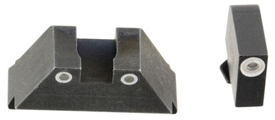 AmeriGlo GL329 Classic Suppressor Height Night Sight Set for Glock 17-39 – Green/Green/White