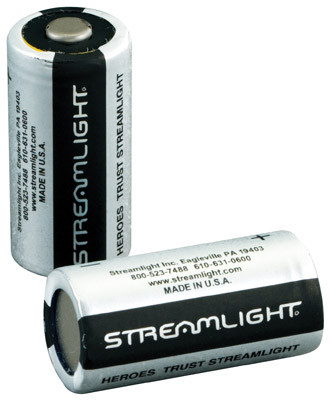 Streamlight 85175 CR123A Lithium Batteries, 2-Pack