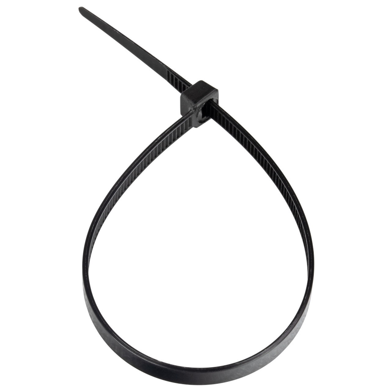 NavePoint 8 Inch Nylon Black Cable Ties 50 Lbs - 100 Pack: Cable Ties