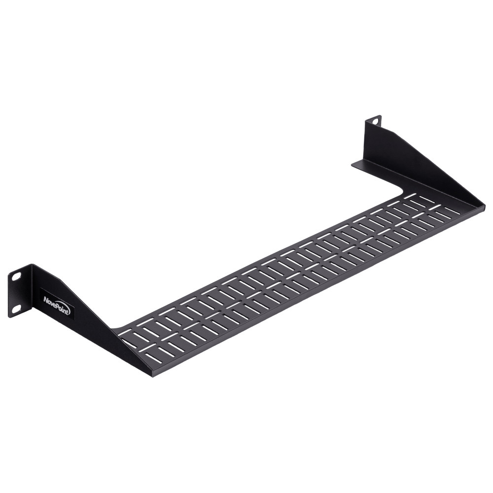 NavePoint 1U Cantilever 19 In Cable Management Cable Lacing Shelf