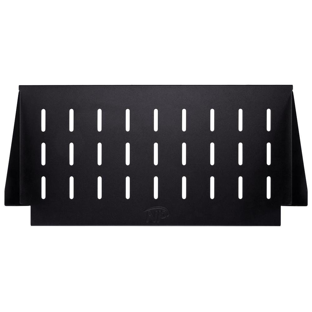 NavePoint 2U Cantilever Center Weighted Shelf (Slotted Venting) 20" Depth 2 Piece Set