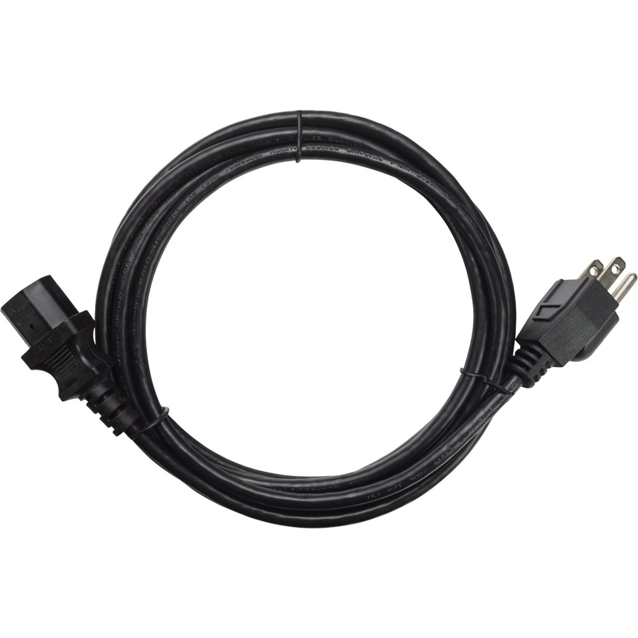 NavePoint 3-Prong AC Power Cord 10 Ft Black