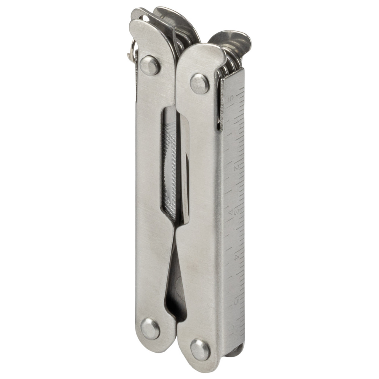 NavePoint Stainless Steel Compact 12 in 1 Pocket Multi Tool With Belt Loop Sheath 5 inch