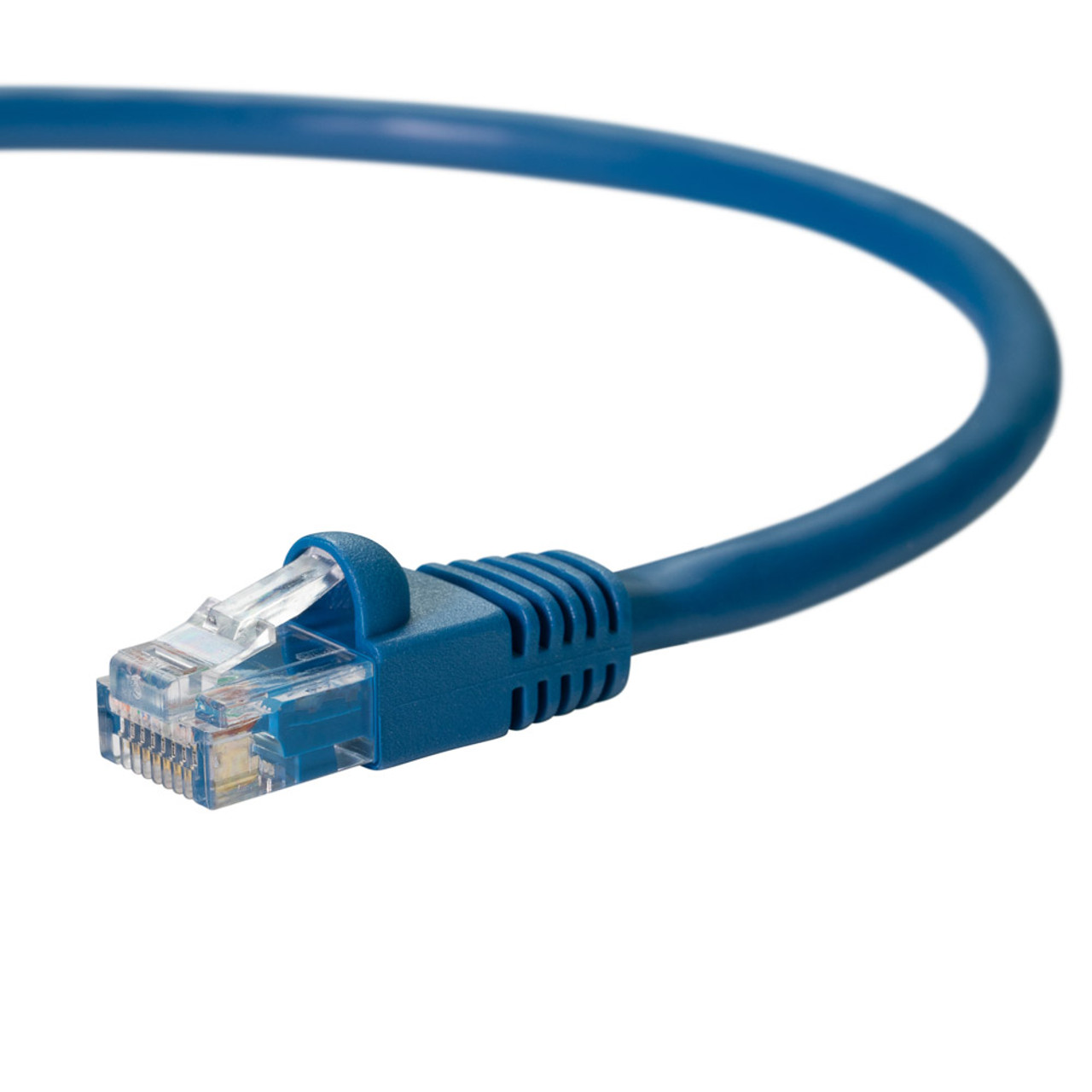 NavePoint Cat5e UTP Ethernet Network Patch Cable - 1 Ft. Blue