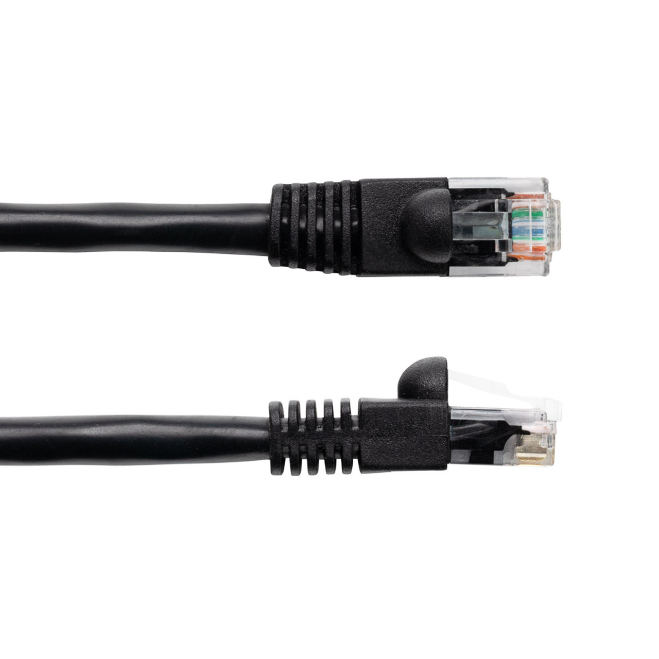 NavePoint Cat5e UTP Ethernet Network Patch Cable - 1 Ft. Black