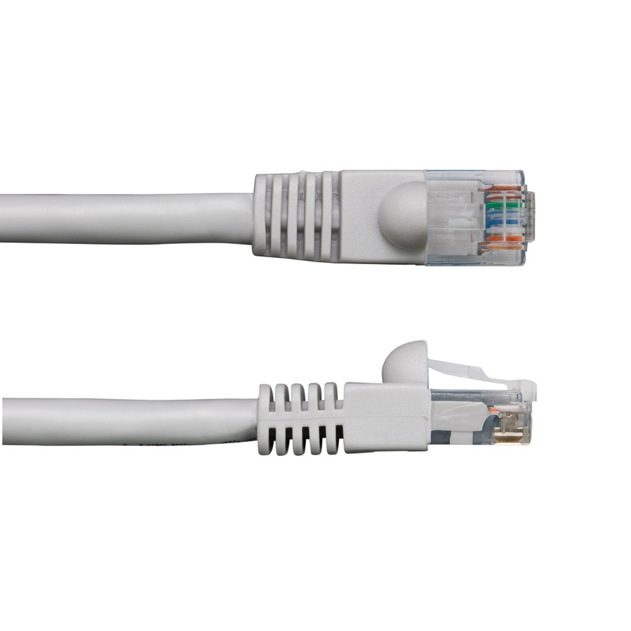 NavePoint Cat5e UTP Ethernet Network Patch Cable - 100 Ft. Gray