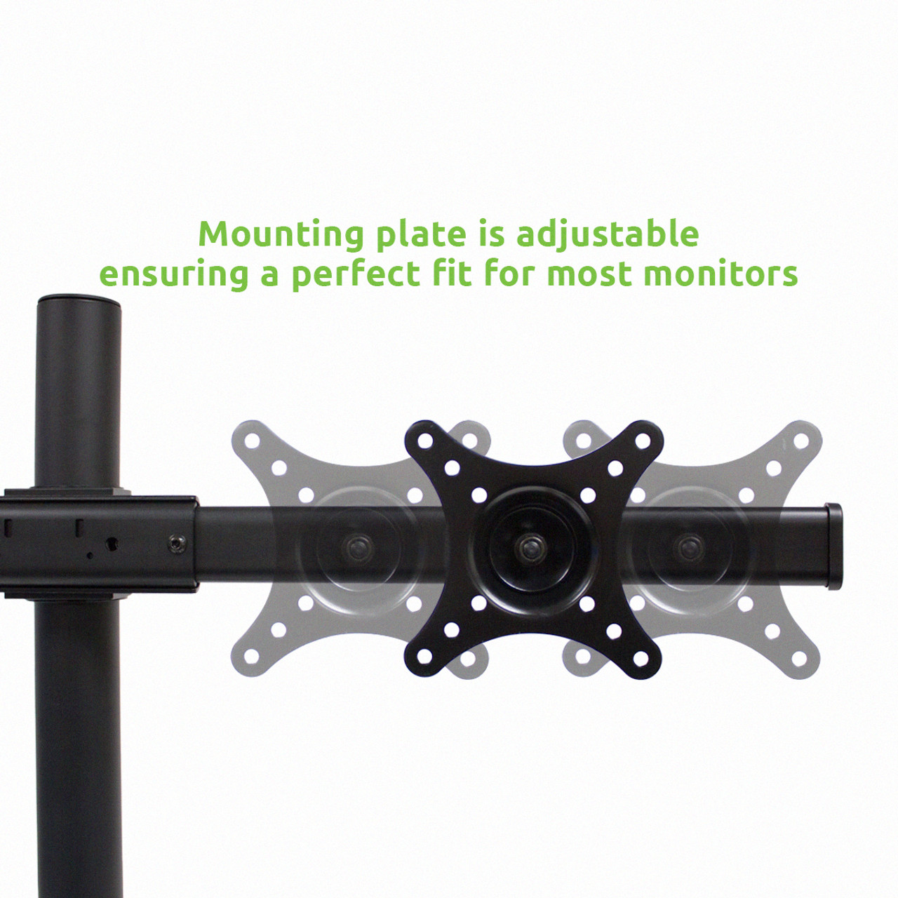 NavePoint Penta LCD Monitor Mount Adjustable 5 Screens upto 24-Inches Black