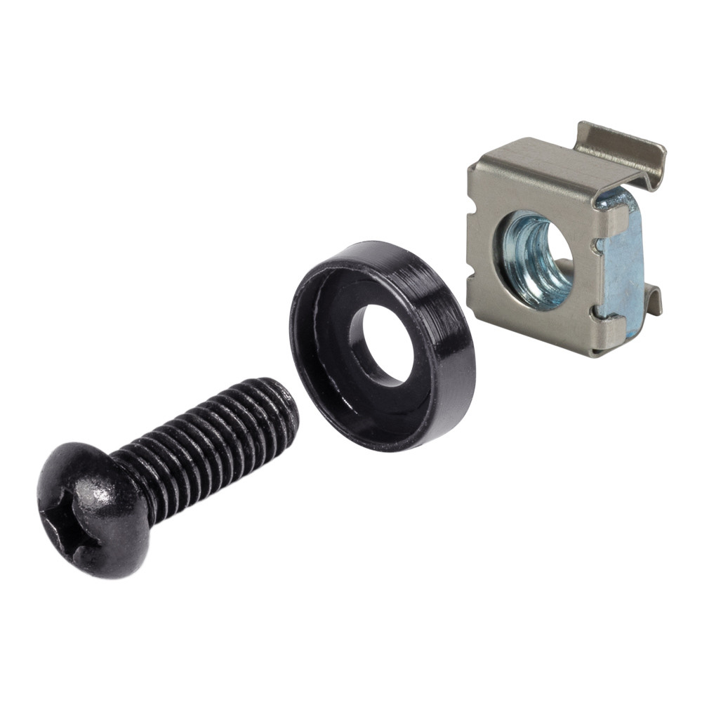 シンジ8816 NavePoint M6 Cage Nuts and Screws, 50 pack: Cage Nuts