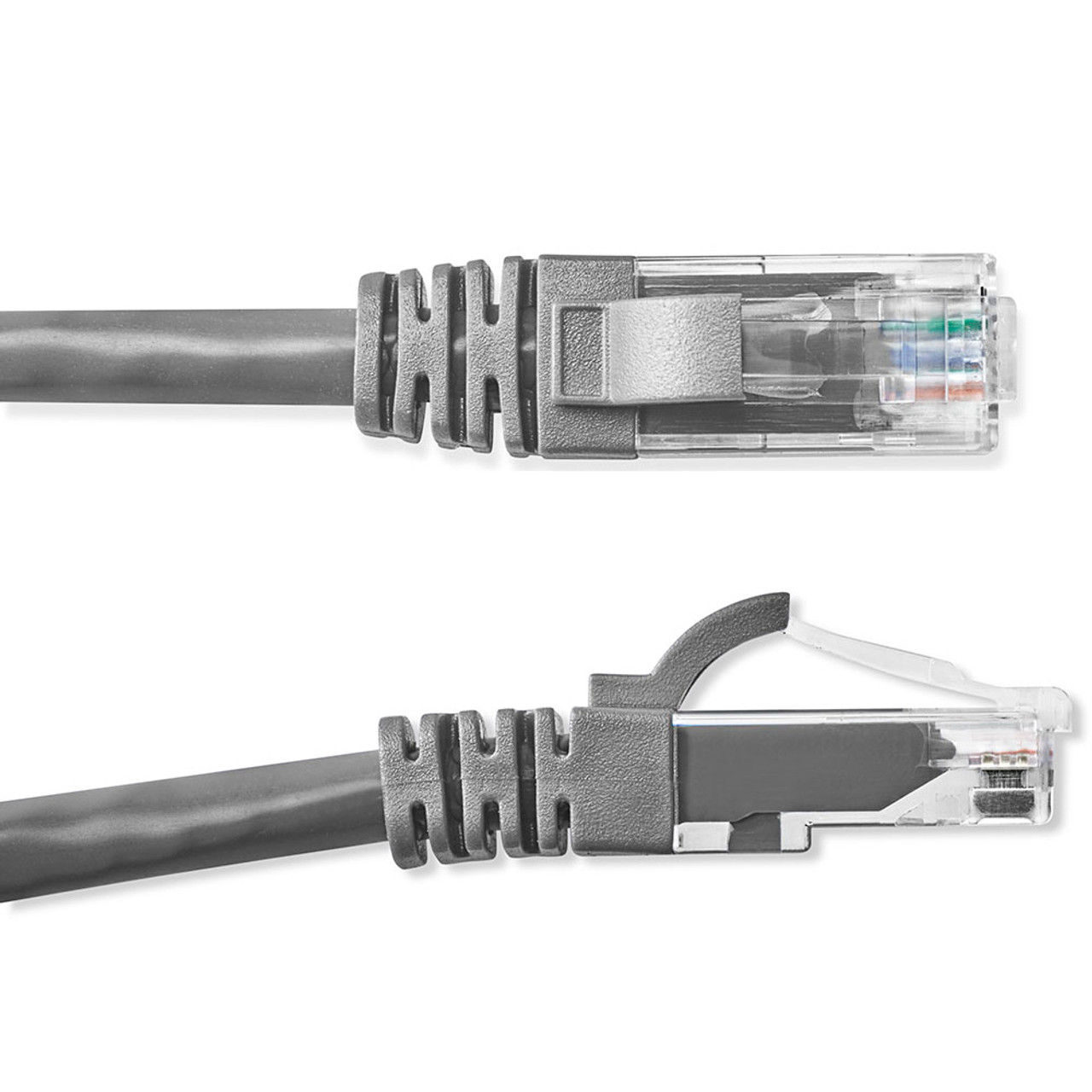 NavePoint Cat5e UTP Ethernet Network Patch Cable UL Listed - 3 Ft. Gray 10-Pack