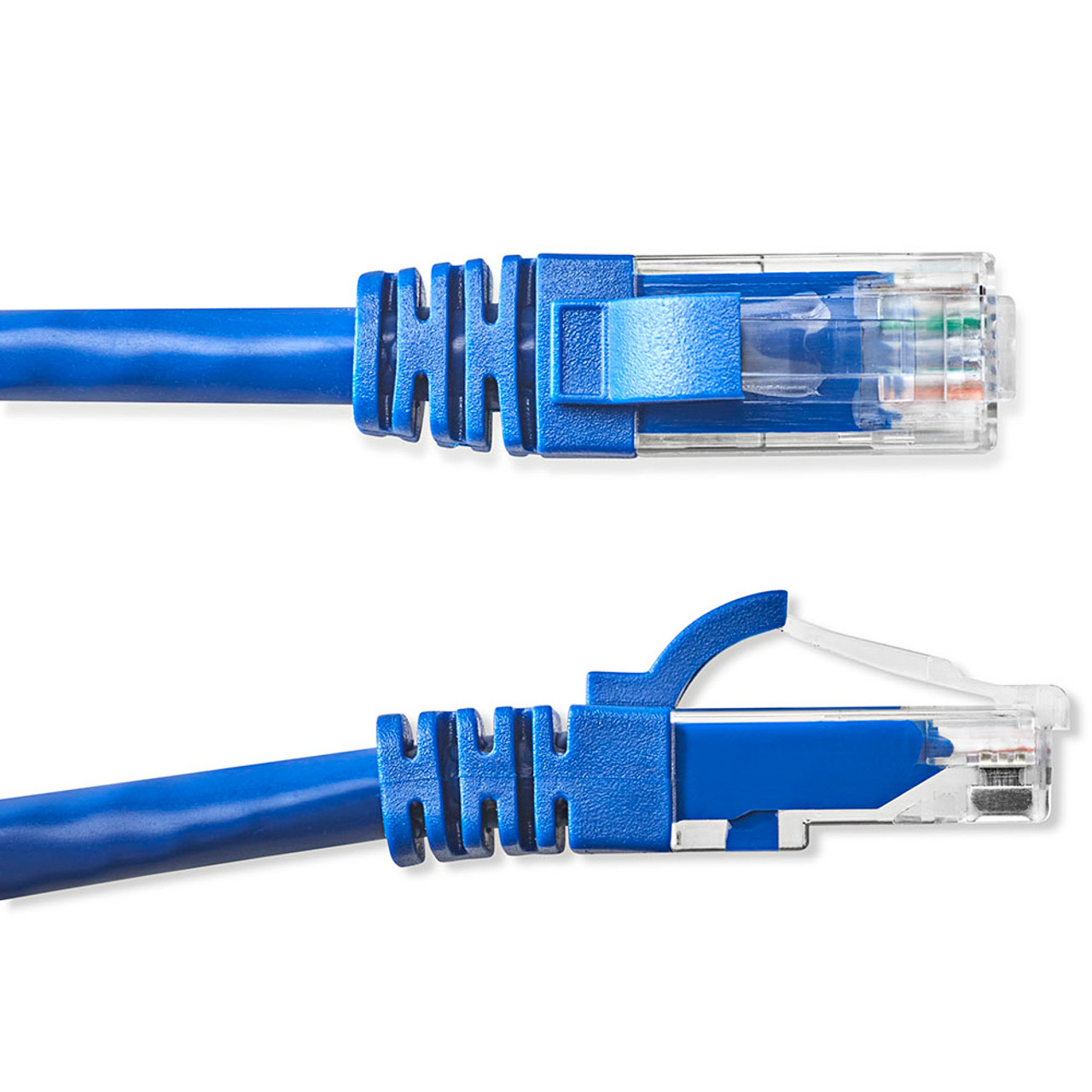 NavePoint Cat5e UTP Ethernet Network Patch Cable UL Listed - 1 Ft. Blue 10-Pack