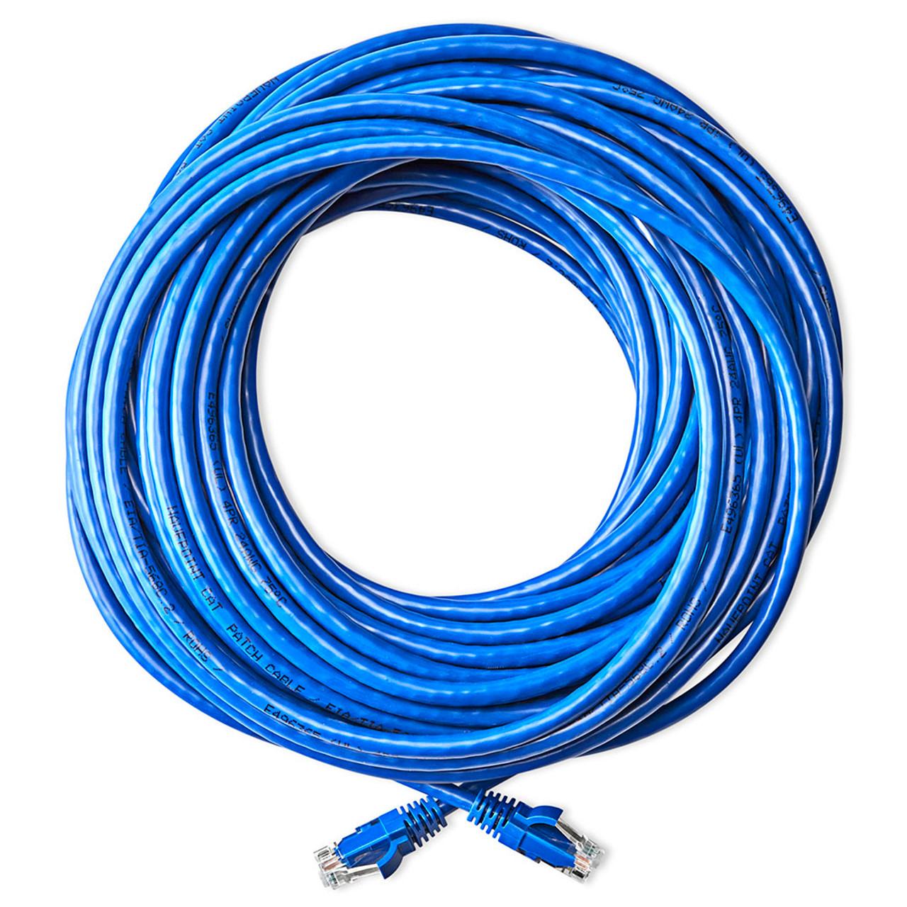 NavePoint Cat5e UTP Ethernet Network Patch Cable UL Listed - 50 Ft. Blue