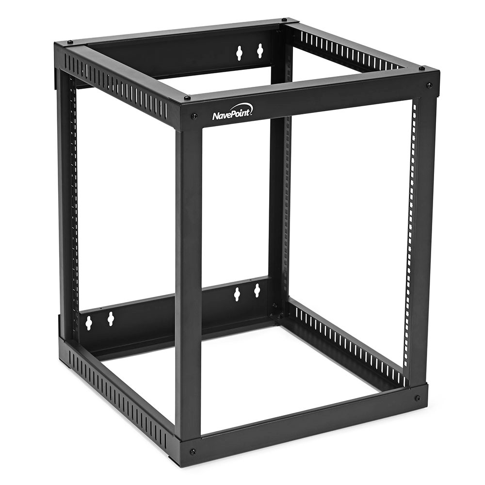 NavePoint 12U Side Load Wall Mount Network Rack