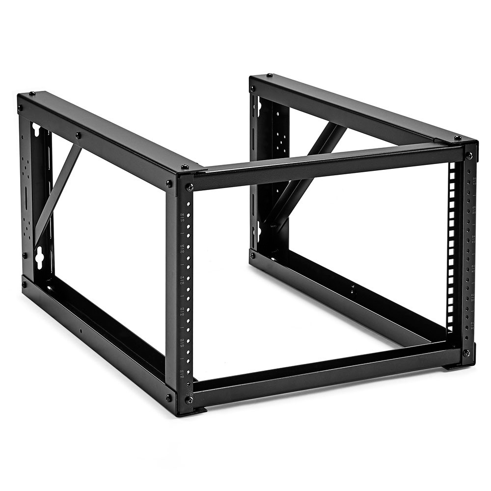 NavePoint 6U Wall-Mount Open Frame Network Rack 24.81