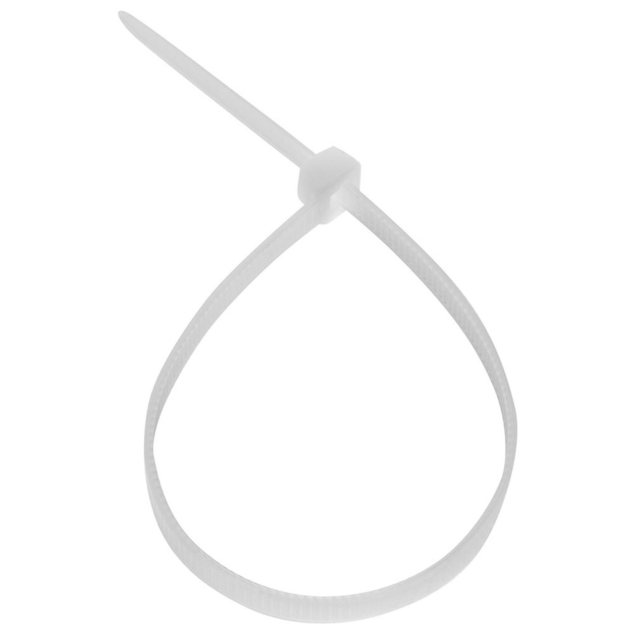 NavePoint 16 Inch Nylon White Cable Ties 120 Lbs  100 Pack