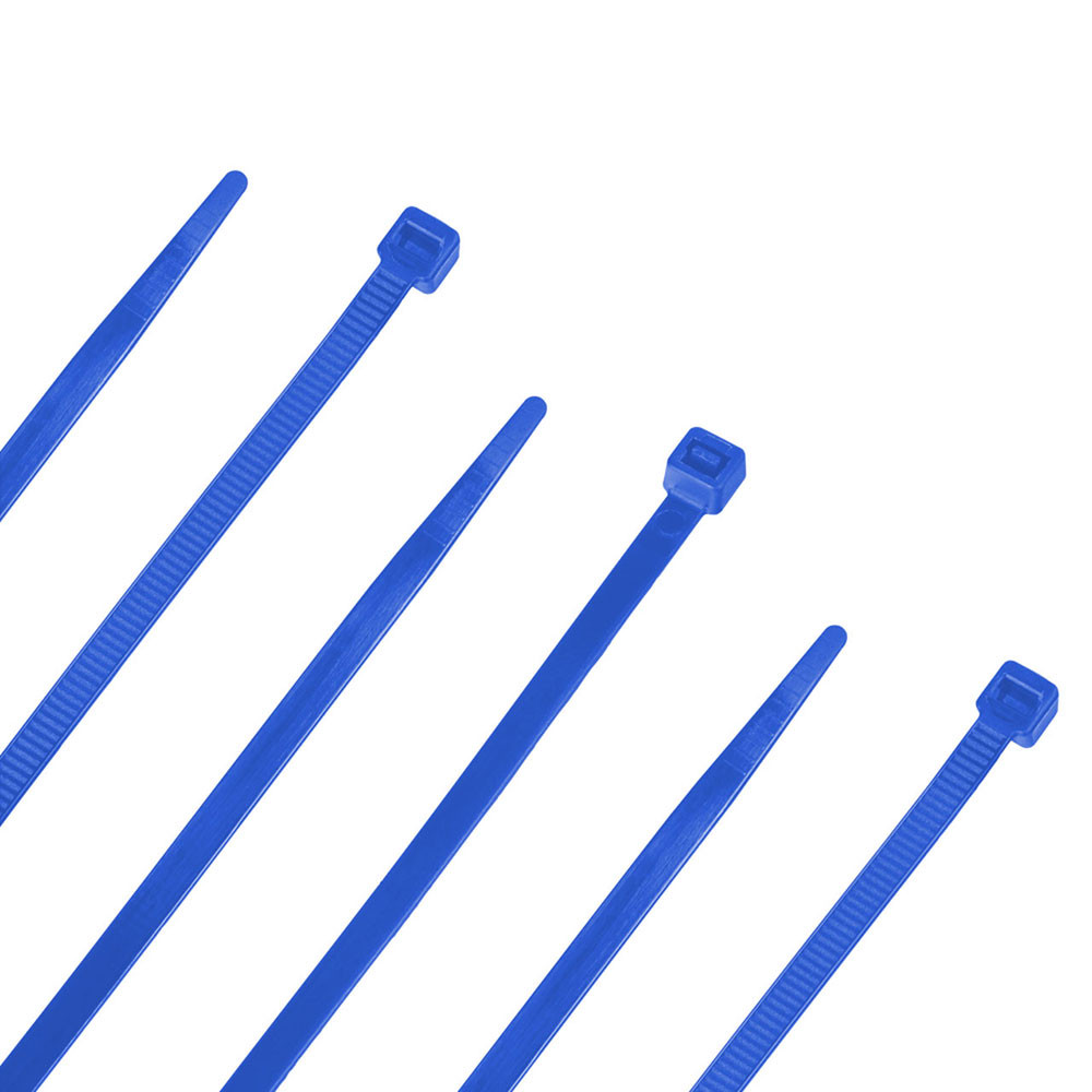 NavePoint 20 Inch Nylon Blue Cable Ties 50 Lbs 100-Pack: Cable Ties