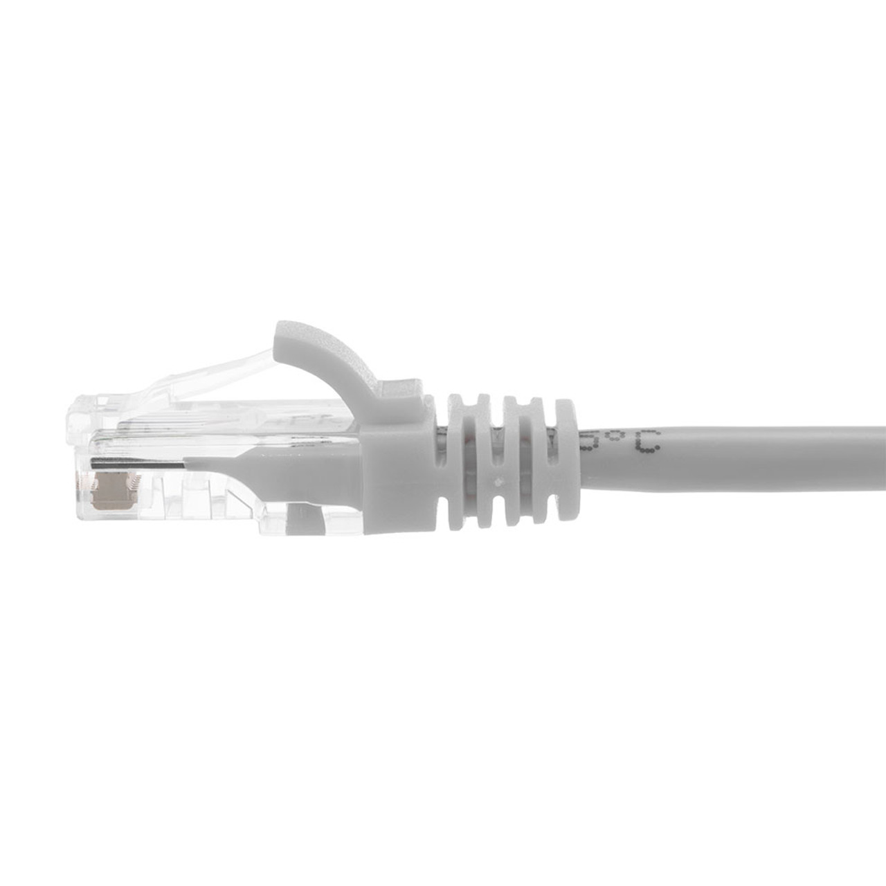 Ethernet Patch Cable CAT5E, UTP, 24AWG, 0.5 Ft,  10 pack, Gray
