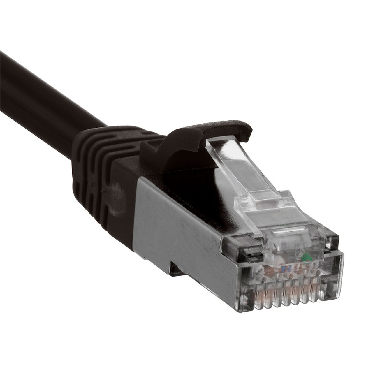 Ethernet Patch Cable CAT6, F/UTP, 26AWG, 7 Ft,  5 pack, Black