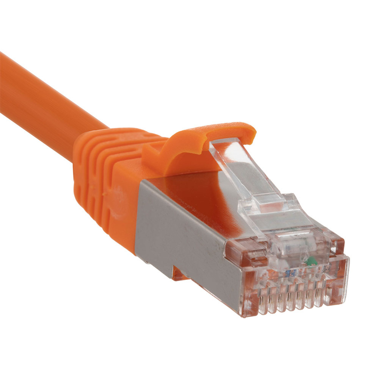 Ethernet Patch Cable CAT6, F/UTP, 26AWG, 7 Ft,  5 pack, Orange