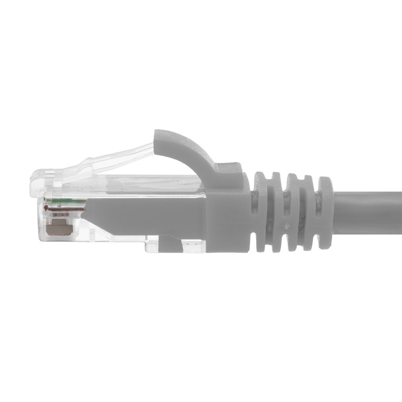Ethernet Patch Cable CAT6, UTP, 24AWG, 0.5 Ft,  10 pack, Gray