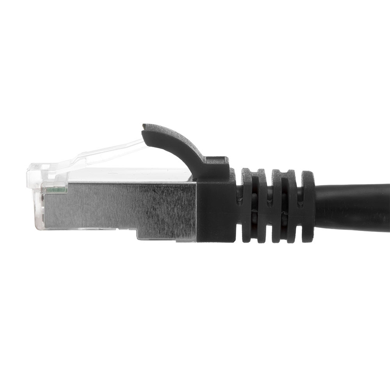 Ethernet Patch Cable CAT6A, S/FTP, 26AWG, 7 Ft,  5 pack, Black
