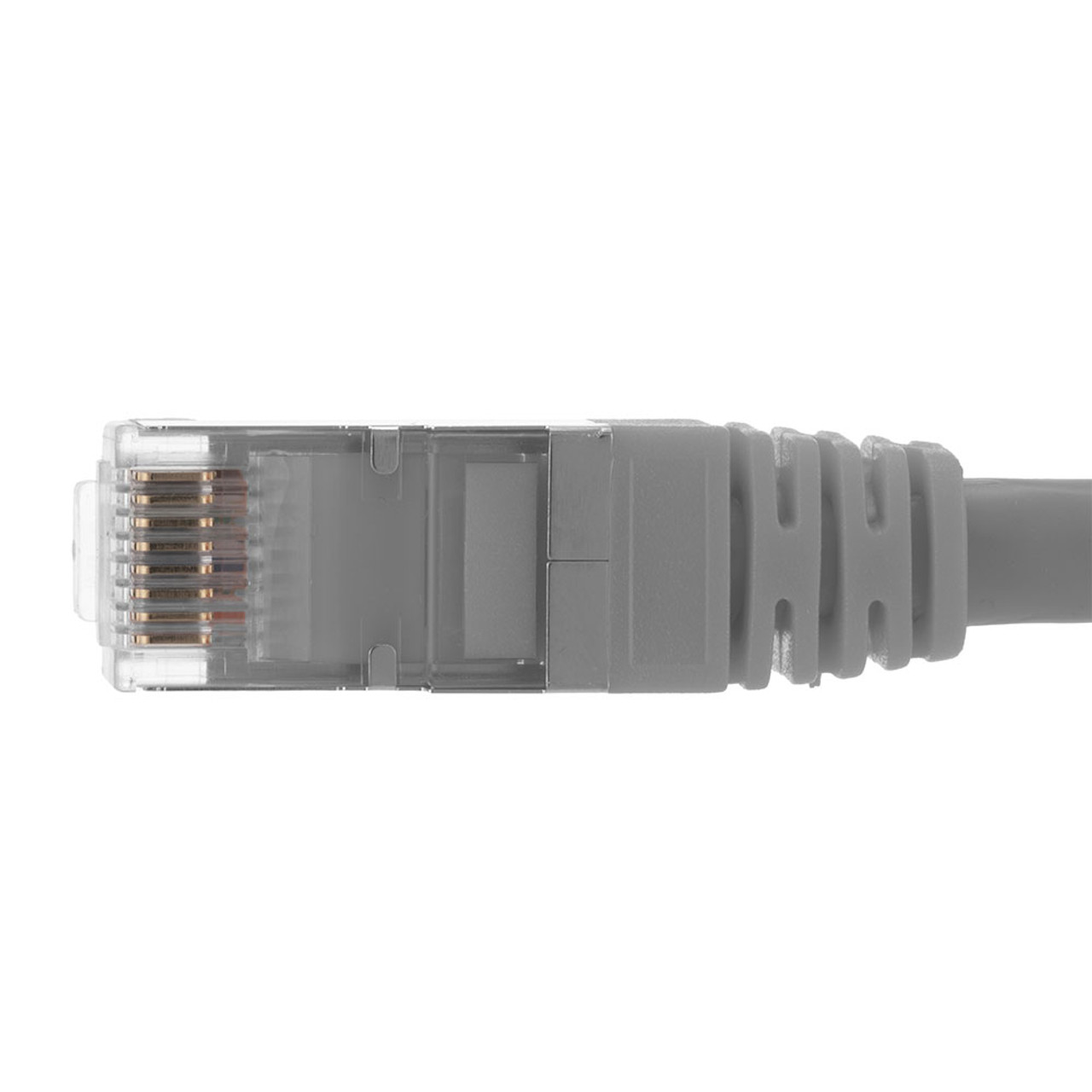 Ethernet Patch Cable CAT6A, S/FTP, 26AWG, 7 Ft,  5 pack, Gray