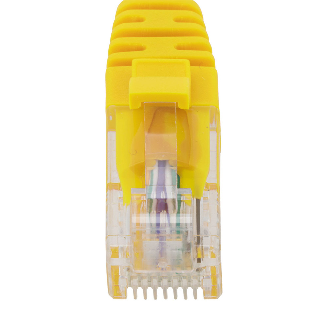 Ethernet Patch Cable CAT5E, UTP, 24AWG, 0.5 Ft,  10 pack, Yellow