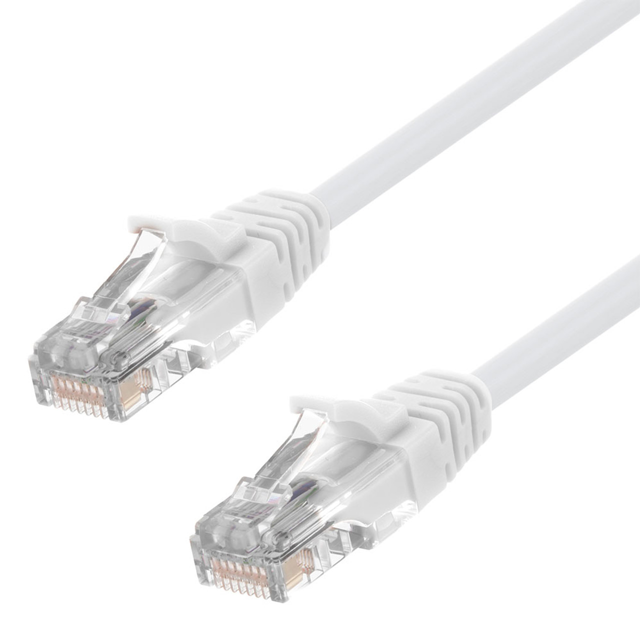Ethernet Patch Cable CAT5E, UTP, 24AWG, 10 Ft,  10 pack, White