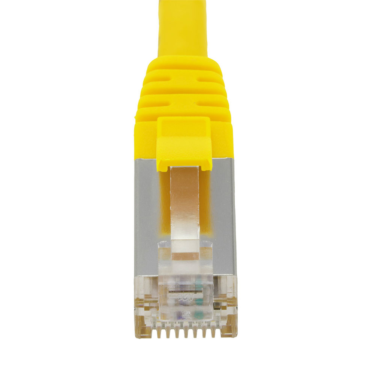 Ethernet Patch Cable CAT6, F/UTP, 26AWG, 0.5 Ft ,  5 pack, Yellow