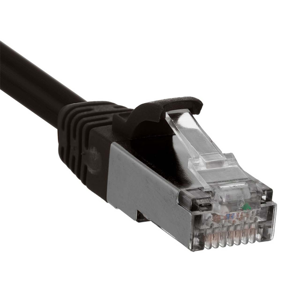 Ethernet Patch Cable CAT6, F/UTP, 26AWG, 1 Ft,  5 pack, Black