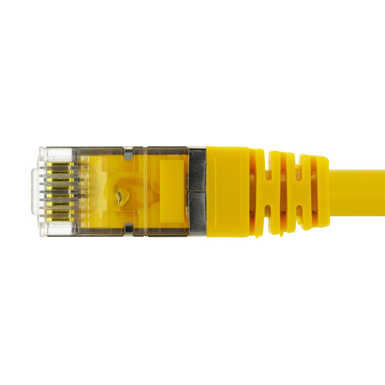 Ethernet Patch Cable CAT6, F/UTP, 26AWG, 1 Ft,  5 pack, Yellow