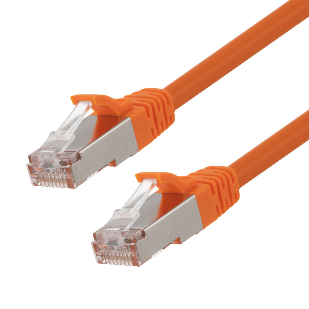 Ethernet Patch Cable CAT6, F/UTP, 26AWG, 5 Ft, 5 pack, Orange: CAT6