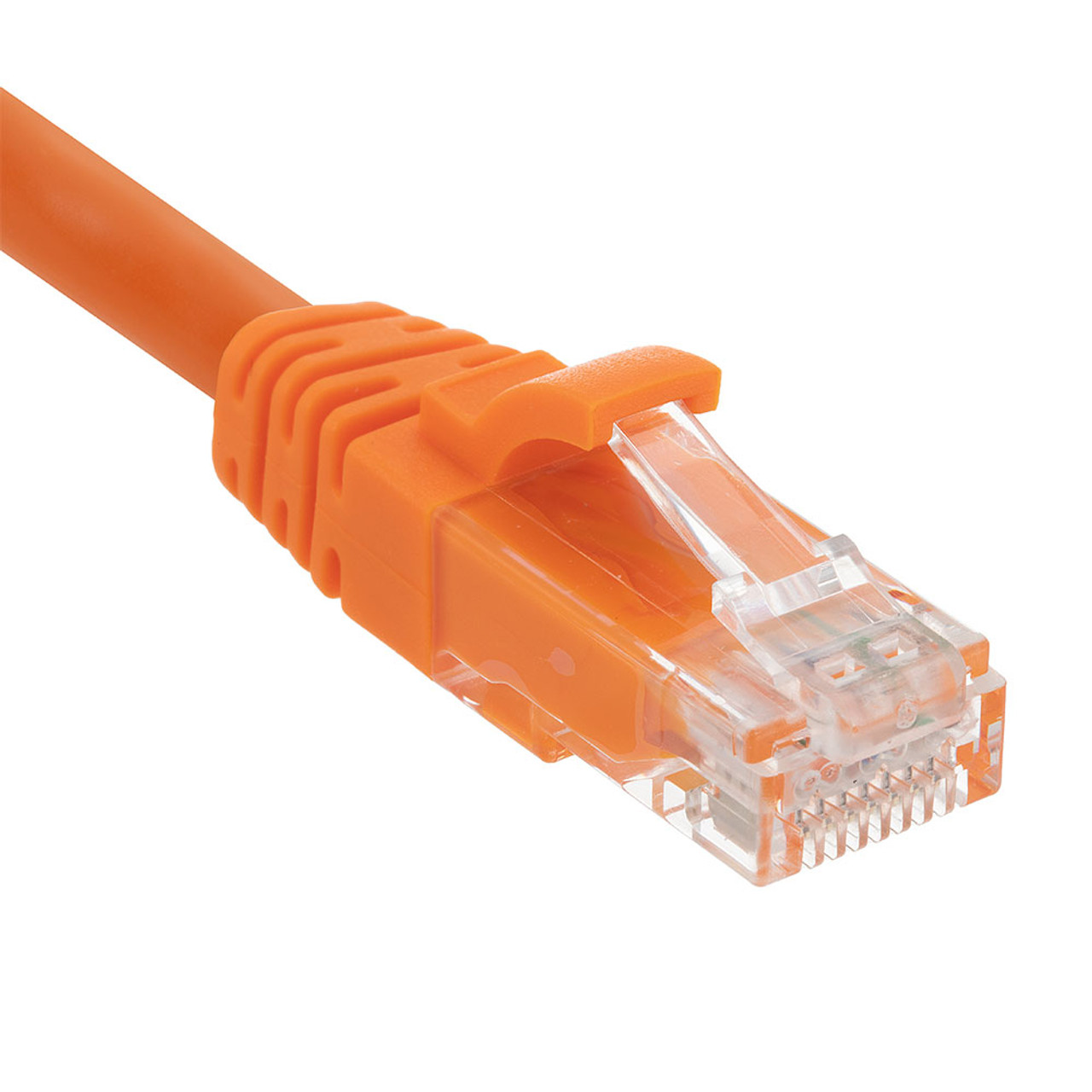 Ethernet Patch Cable CAT6, UTP, 24AWG, 0.5 Ft,  10 pack, Orange