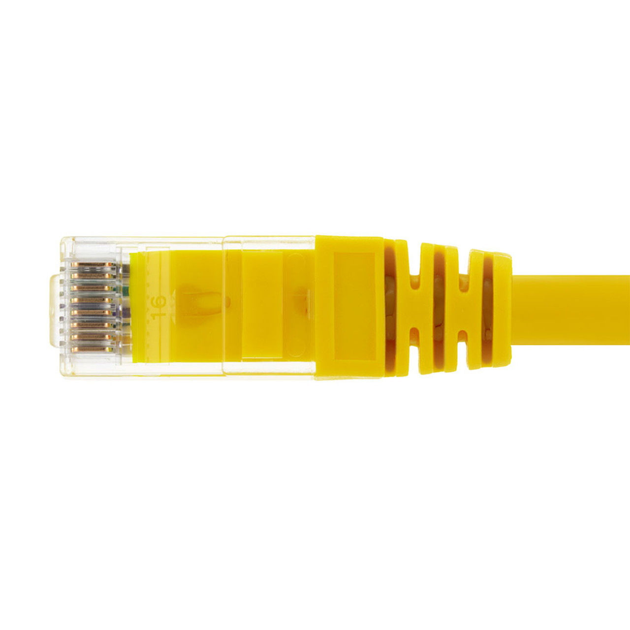 Ethernet Patch Cable CAT6, UTP, 24AWG, 0.5 Ft,  10 pack, Yellow