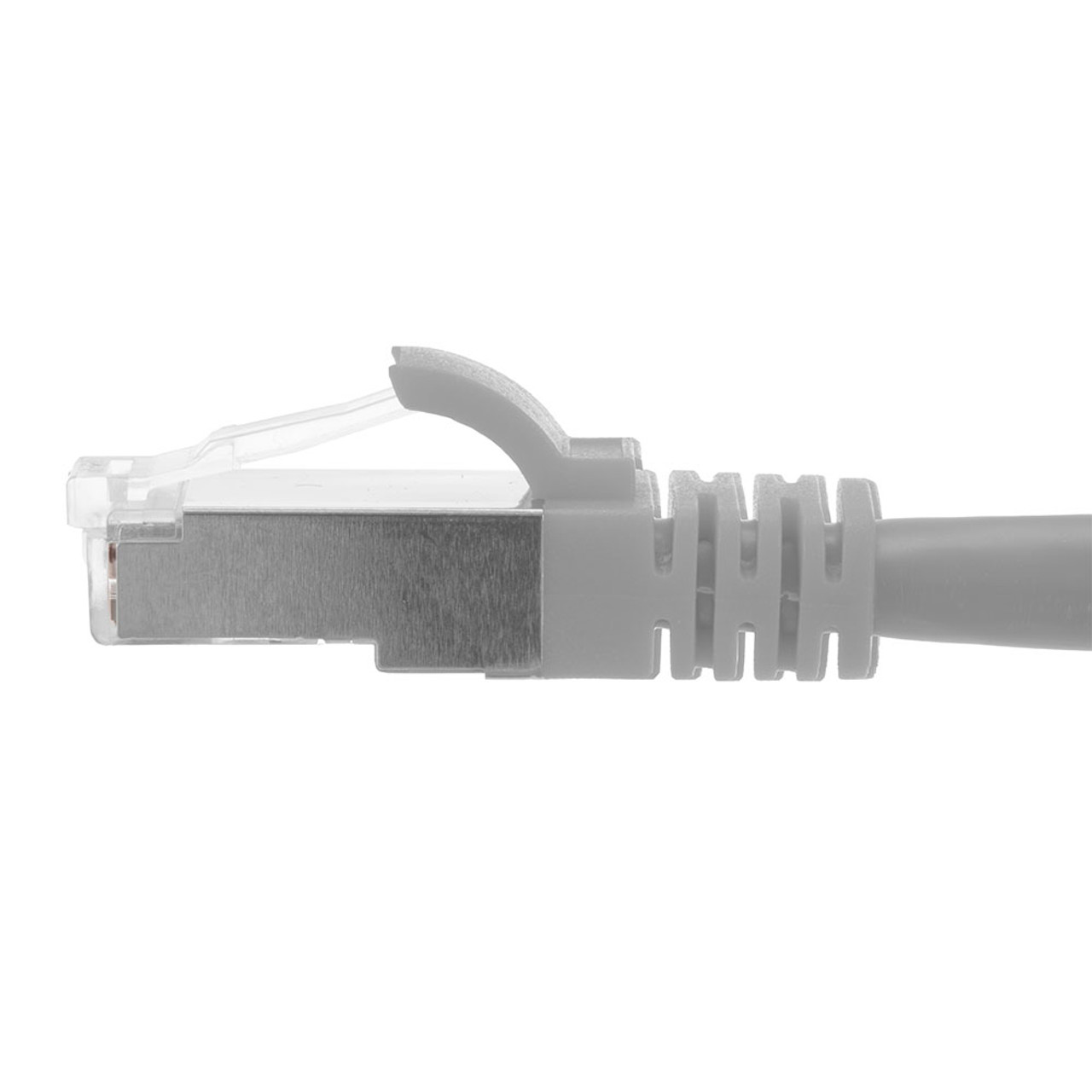 Ethernet Patch Cable CAT6A, S/FTP, 26AWG,  2 Ft,  5 pack, Gray